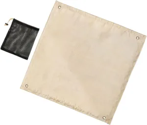 FAVOMOTO 1 Set Outdoor Fireproof Blanket Portable Fire Retardant Mat for Camping Flexible Fire Mat for Backyard Patio and Emergency Use