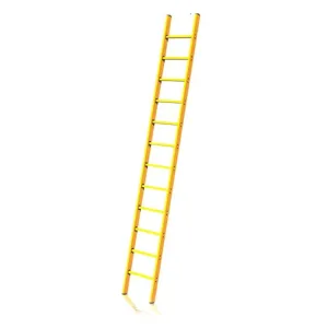 Fibreglass GRP Single Section Pole Ladders - 4 m