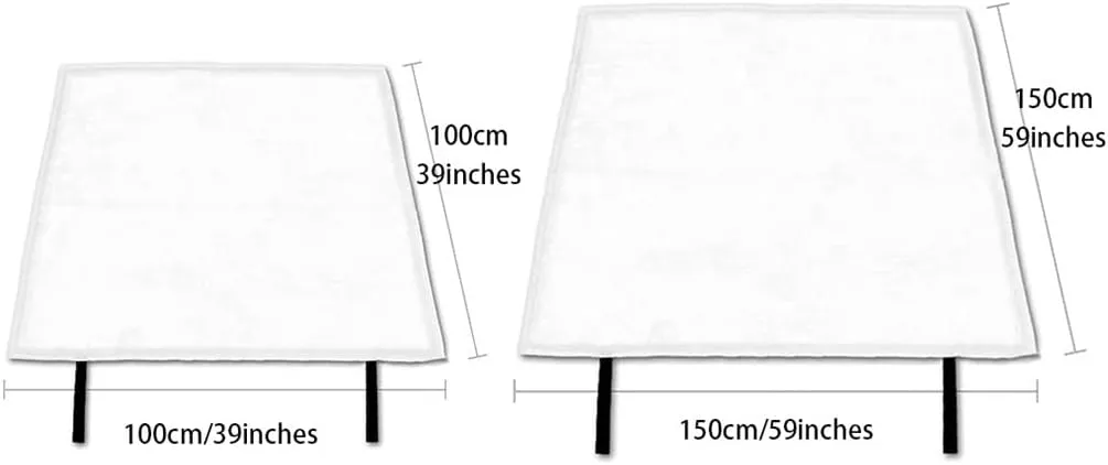 Fire Blanket Double-Sided Silicone Coating Fire Blanket, Fire Escape Self-Rescue Blanket, Simple Operation Emergency Blankets, 3 Kinds of Packaging (Color : Bagged, Size : 39 * 39inches)