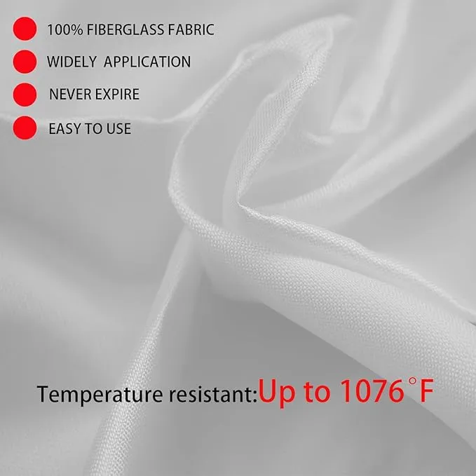 Fire Blankets Emergency for Home-Fire Blanket for Home and Kitchen,Fiberglass Fire Blankets for Fireplace Camping Car BBQ. Essential Fire Blankets Emergency Gear for Home Safety (2 Pack)