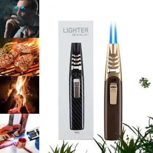 Fire Blaze Lighter, Fireblaze Electric Lighter, Powerful Adjustable Flame Dual-Arc Torch Lighter, Waterproof and Windproof (B)
