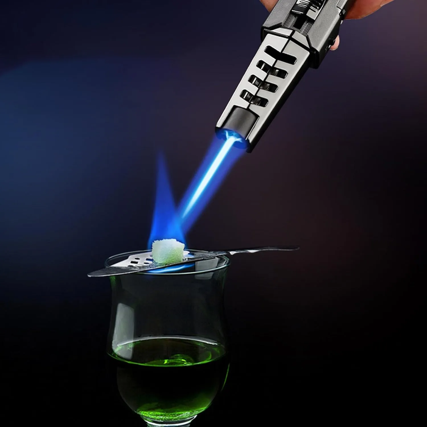 Fire Blaze Lighter, Fireblaze Electric Lighter, Powerful Adjustable Flame Dual-Arc Torch Lighter, Waterproof and Windproof (B)
