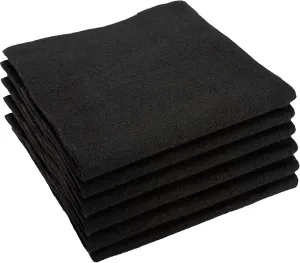 Fire Resistant Welding Blanket Fireproof - 20" x 20" Square Carbon Felt Soldering Mat, Flame Retardant Insulation Pad (6 Pcs)