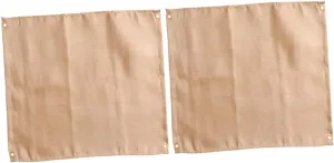 Fireproof Insulation Mats 2 Pack 45x45cm BBQ Retardant Blanket for Outdoor Activities