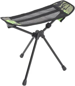 Fishing Chair Mesh Splicing Folding Fishing Chair Footrest Camping Footstool Camping Hiking Picnic Seat -A