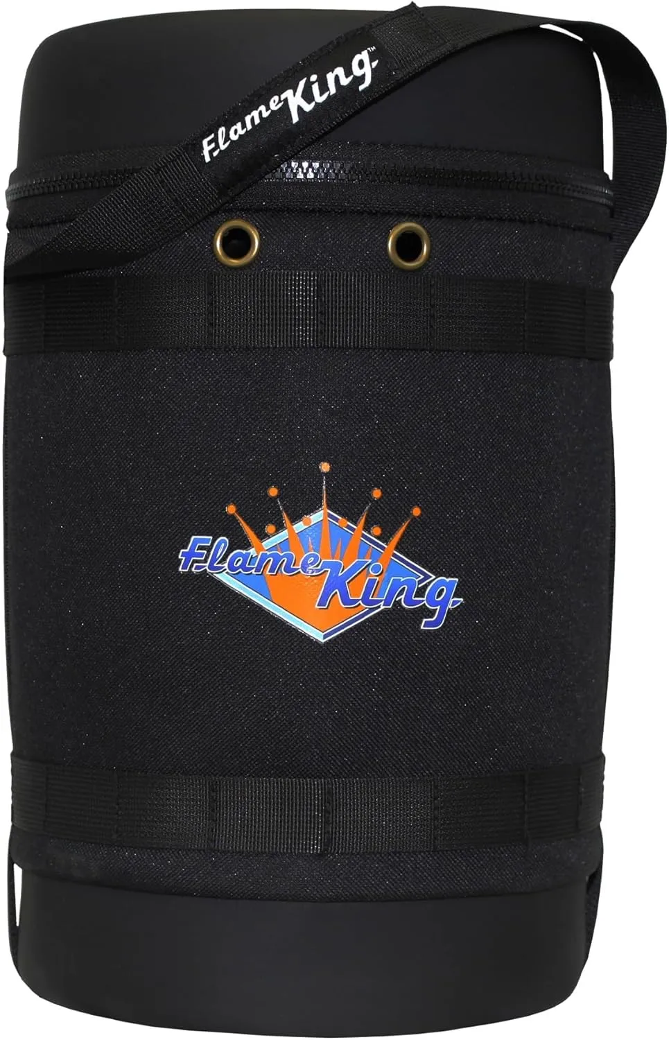Flame King Gas Hauler for 5LB Propane Tank - Insulated Protective Carry Case for Camping and Outdoor Adventures