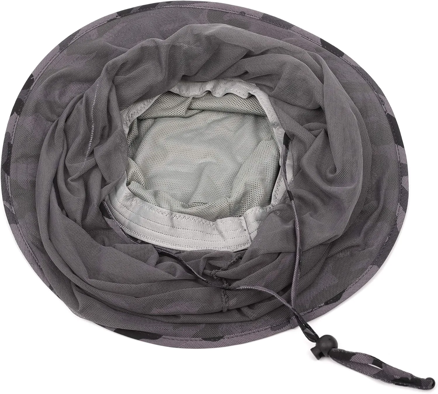 Flammi Mosquito Net Hat Safari Hat UPF 50  Sun Protection Boonie Hats for Men with Neck Flap Fishing Hiking Hat for Men/Women