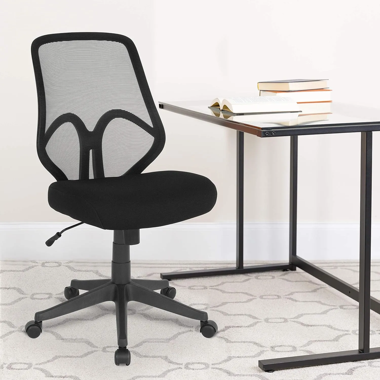 Flash Furniture Salerno Series High Back Black Mesh Office Chair