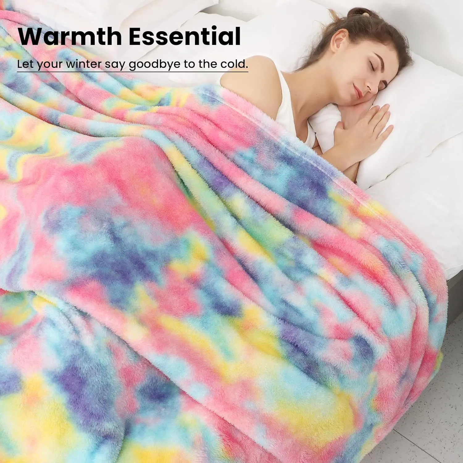Fleece Throw Blanket Cozy Soft Lightweight Throw Blankets Warm Plush Colorfull fall blankets and throws Couch Sofa Bed Camping Travel Picnic Outdoor Blanket Bedding Kid Baby Boys Girls Adults 60x80 in