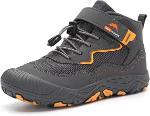 FLIOZY Hiking Boots Boys Girls Walking Shoes Kids Anti Collision Non Slip Hiking Boot Outdoor Trekking Walking Sneakers