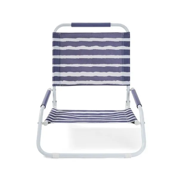 Foldable Beach Chair Stripe/Ideal for Outdoors