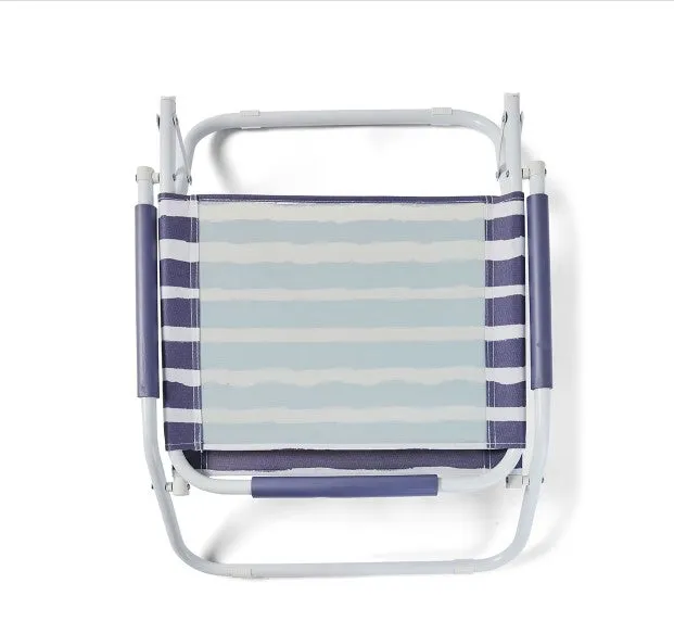 Foldable Beach Chair Stripe/Ideal for Outdoors