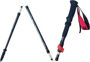 Folding Trekking Pole Ultralight Hiking Poles Adjustable 99% 3k Carbon Fiber Walking Stick for Outdoor Sports Lightweight(1piece)