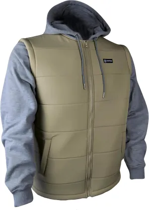 Fortress Terra Hoodie Insulated with USA Made AERIS Technology, Wind and Water Resistant Core (Spring Hoodie)