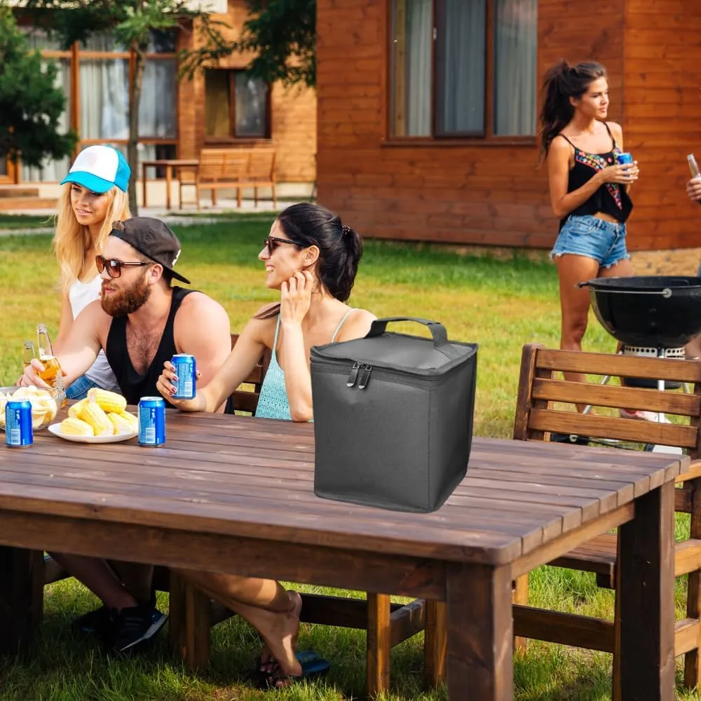 Fuel ​Cylinder Storage Bag, Portable Fuel Canister Cover Mini Gas Tank Protective Bag for 4/6 Pack Propane Cylinder Camping Outdoor