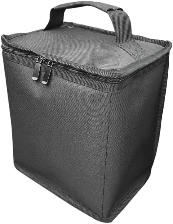 Fuel ​Cylinder Storage Bag, Portable Fuel Canister Cover Mini Gas Tank Protective Bag for 4/6 Pack Propane Cylinder Camping Outdoor