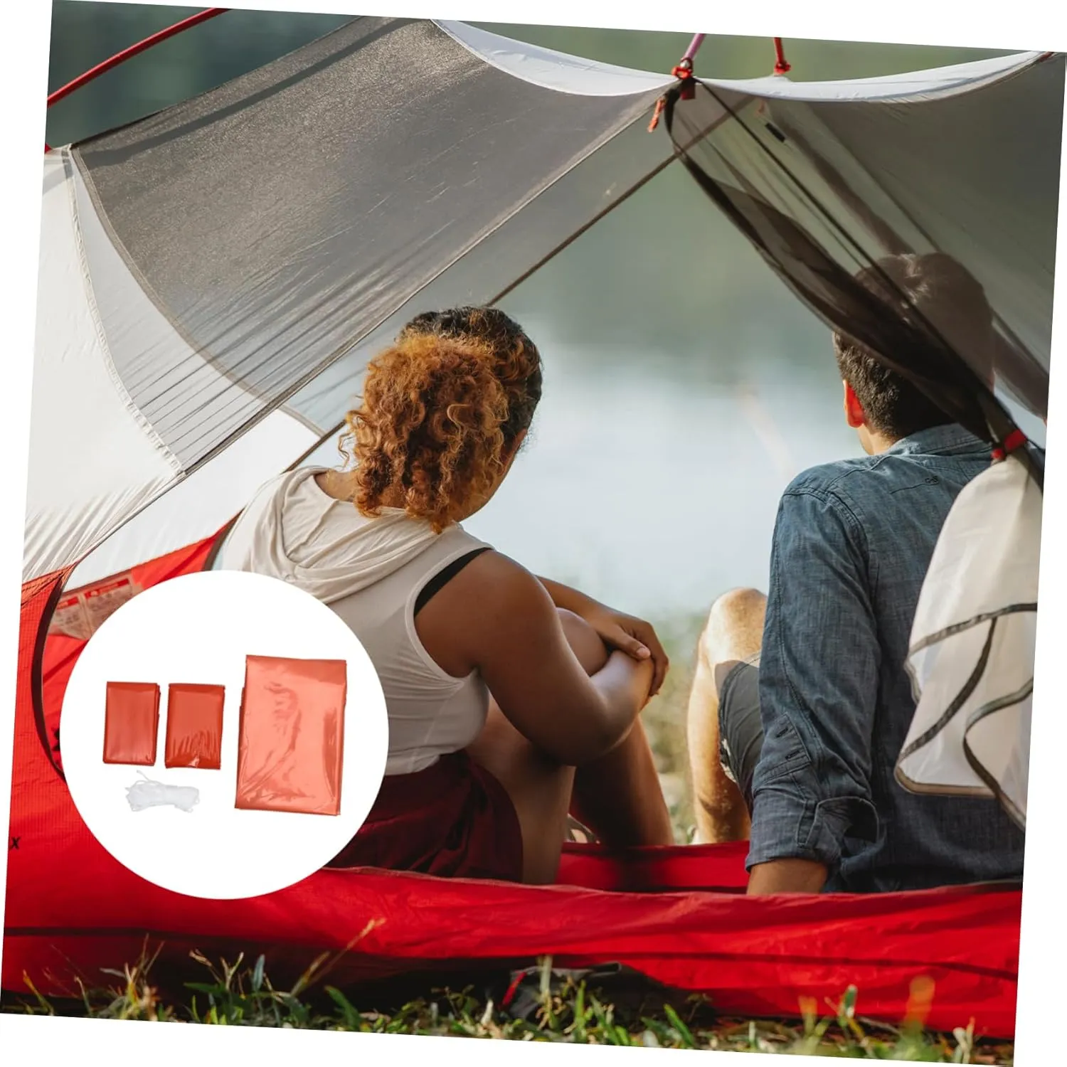 GANAZONO Emergency Tent Set Outdoor Camping Tool Sleeping Pouch Camping Tent Outdoor Tent Emergency Sleeping Sack