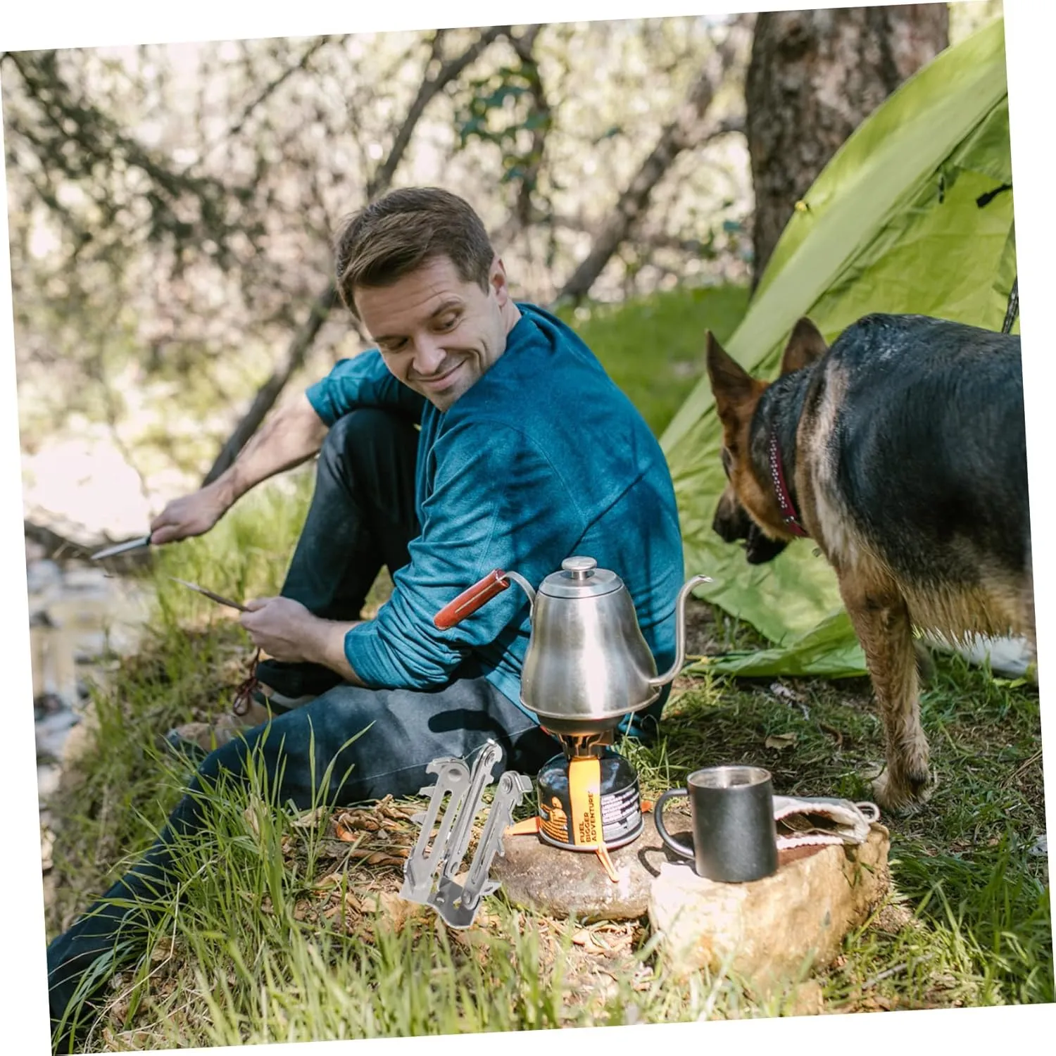 Gas Bracket Camping Gas Stand Portable Gas Holder Canister Tripod Stand Can Stands