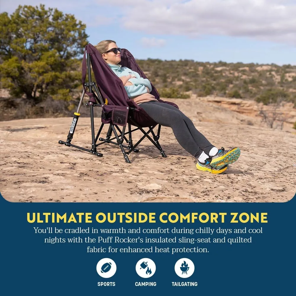 GCI Outdoor Puff Rocker - Black