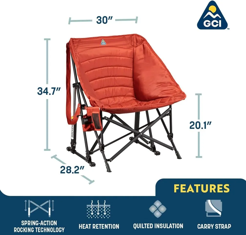 GCI Outdoor Puff Rocker - Black