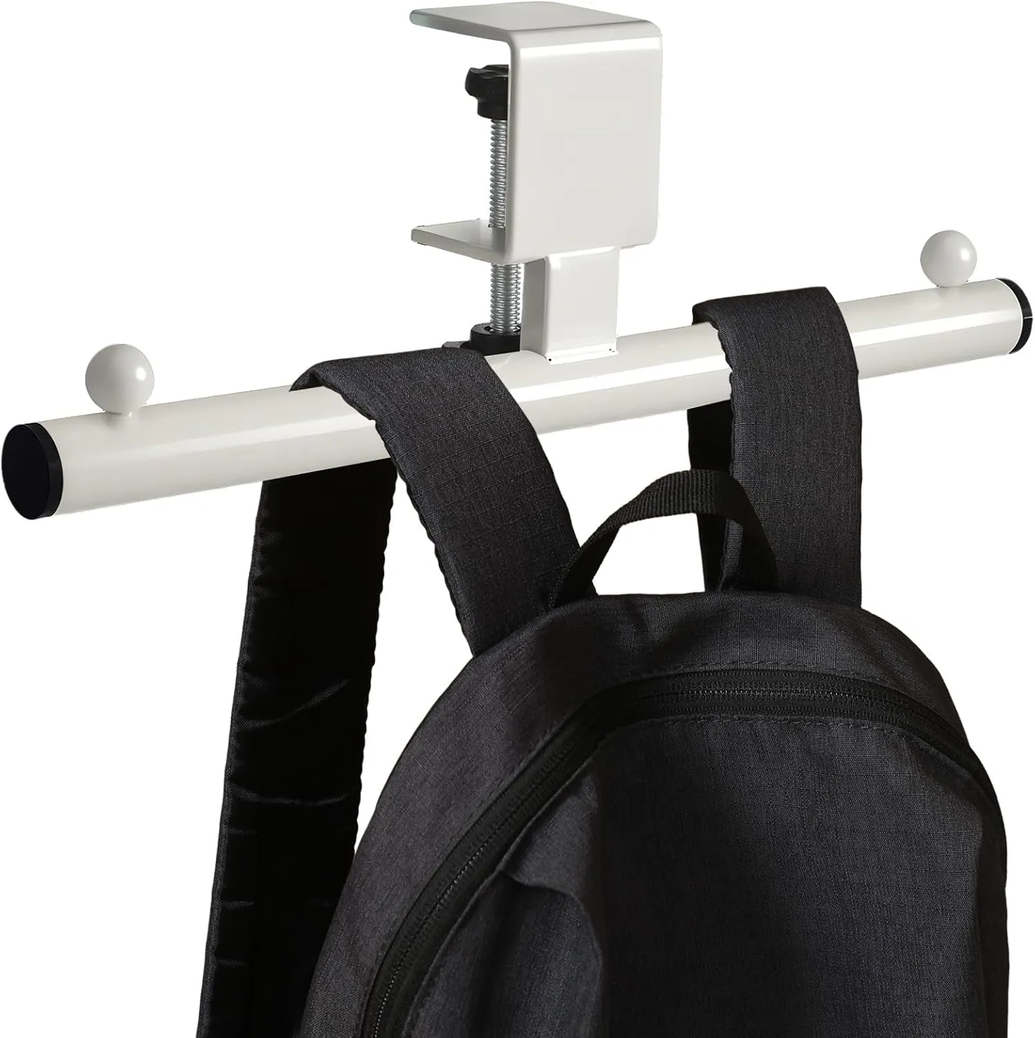 Geelin Backpack Hanger for Table Backpack Holder Organizer Under Desk Bag Hanger Stand up Desk Store Clamp-On Bag Purse Hook for Office Table Clamp Adjustable Easy Installation