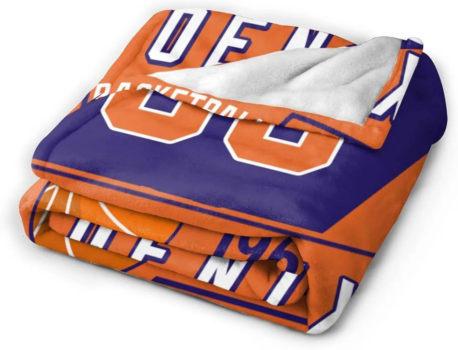 Generic Custom Throw Blankets for Bed Fans Gift for Men Summer Winter Fleece Blanket Basketball Name & Number, 30""x40"", 50""x60"", 60""x80"", B,phoenix