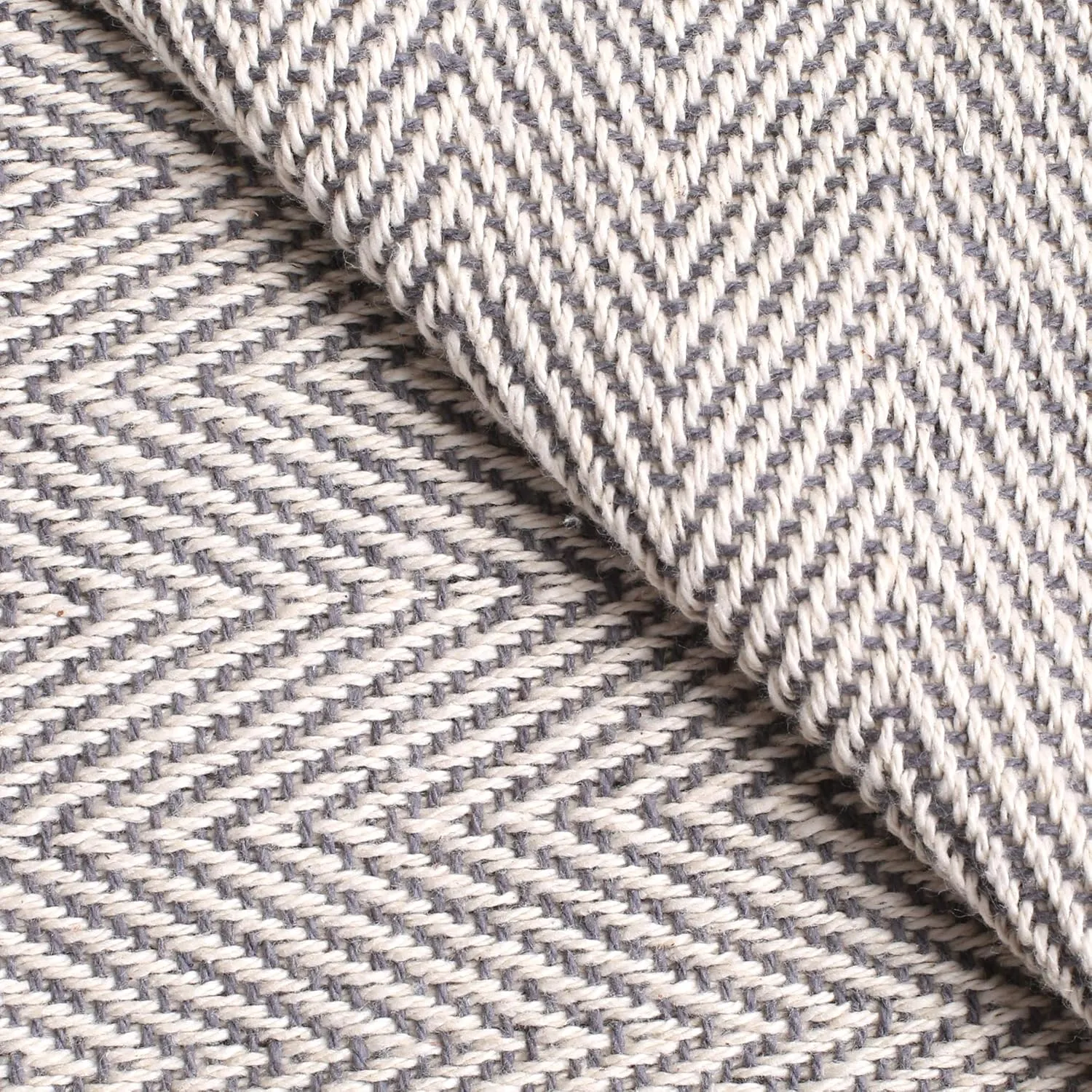 Glamburg 100% Soft and Breathable Cotton Thermal Blanket Twin Charcoal - Perfect for Layering Any Bed for All Season