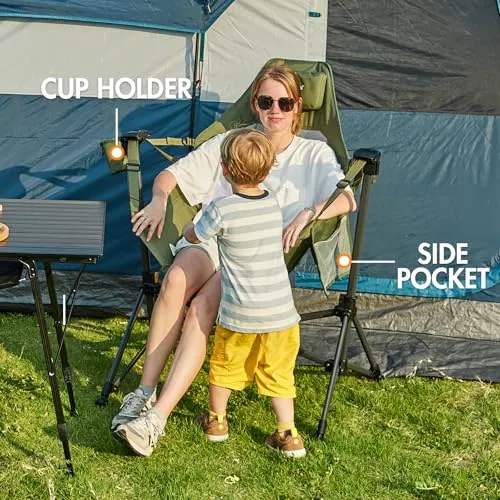 Hammock Camping Chair,Portable Outdoor Swinging Chairs,Rocking Chair for Adults