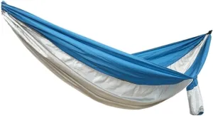 Hammock Outdoor Camping Parachute Nylon Cloth Single Double Outdoor Camping Cycling Indoor Leisure Outdoor Hammock Hammocks for Outside(Gray,B)