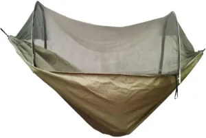 Hammocks Automatic Mosquito Net, Anti-Rollover Hammock, Parachute, Bunis Spinning Camping Leisure Double Hanging Chair Camping Hammocks(Green)
