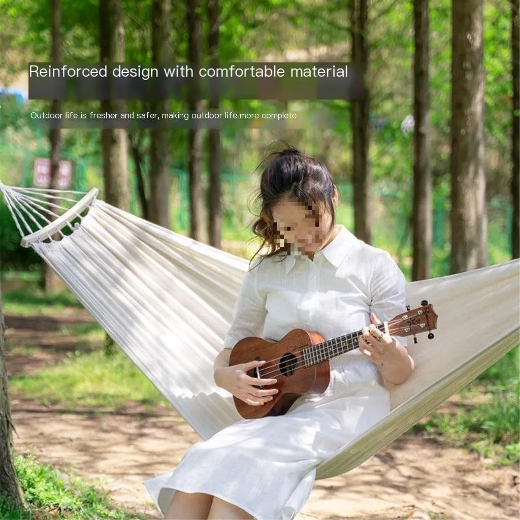 Hammocks Hammock Outdoor Single Double Anti-Rollover Portable Camping Outdoor Detachable and Washable Hanging Chair Camping Hammocks(A,190cm*80cm)