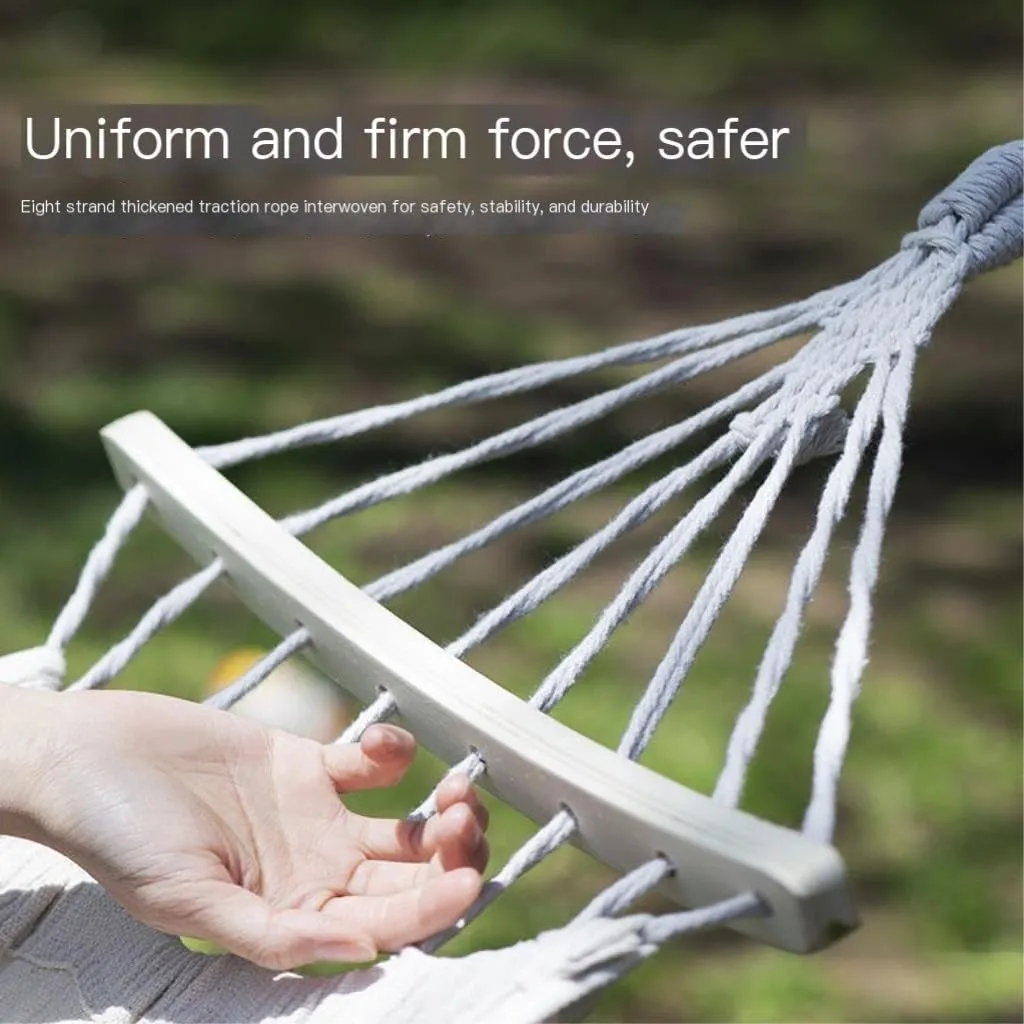 Hammocks Hammock Outdoor Single Double Anti-Rollover Portable Camping Outdoor Detachable and Washable Hanging Chair Camping Hammocks(A,190cm*80cm)