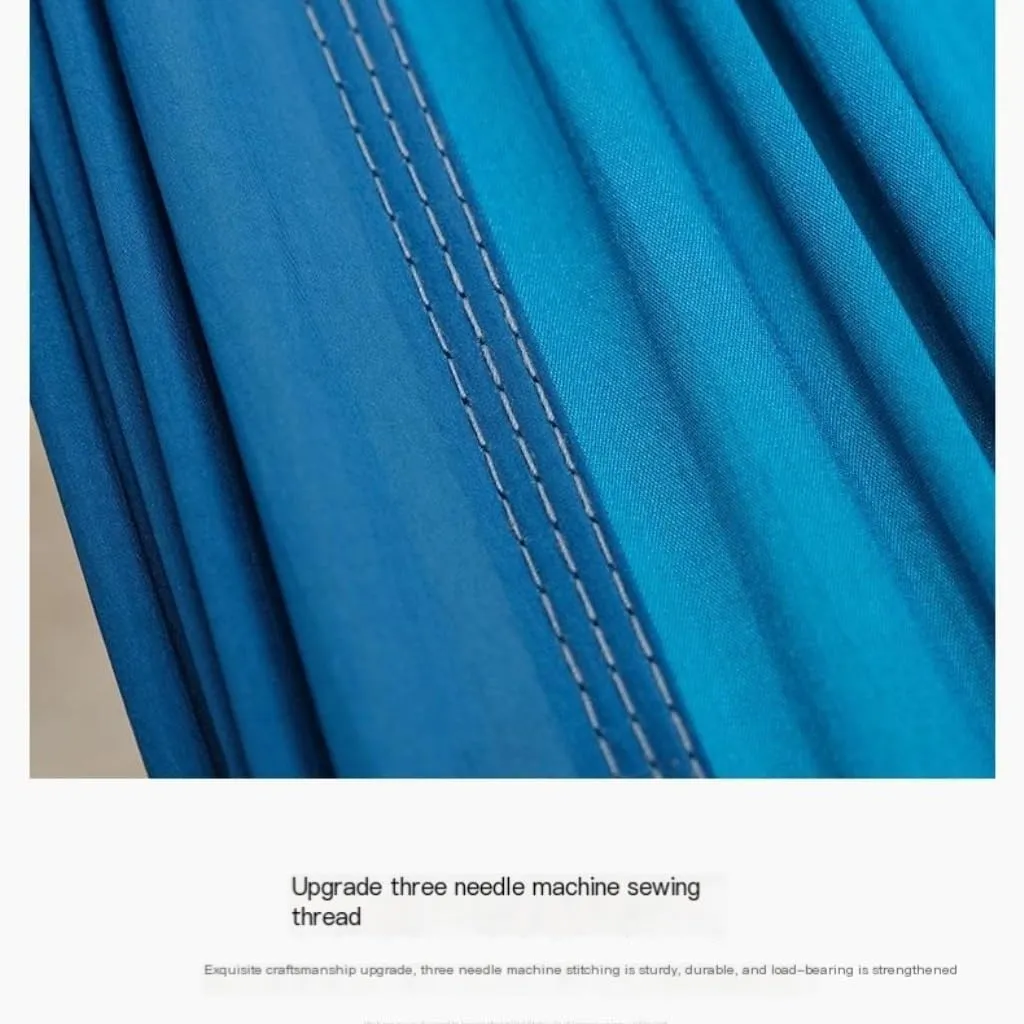 Hammocks Outdoor Camping Parachute Nylon Cloth Single Double Outdoor Camping Cycling Indoor Leisure Outdoor Hammock Camping Hammocks(Orange,B)
