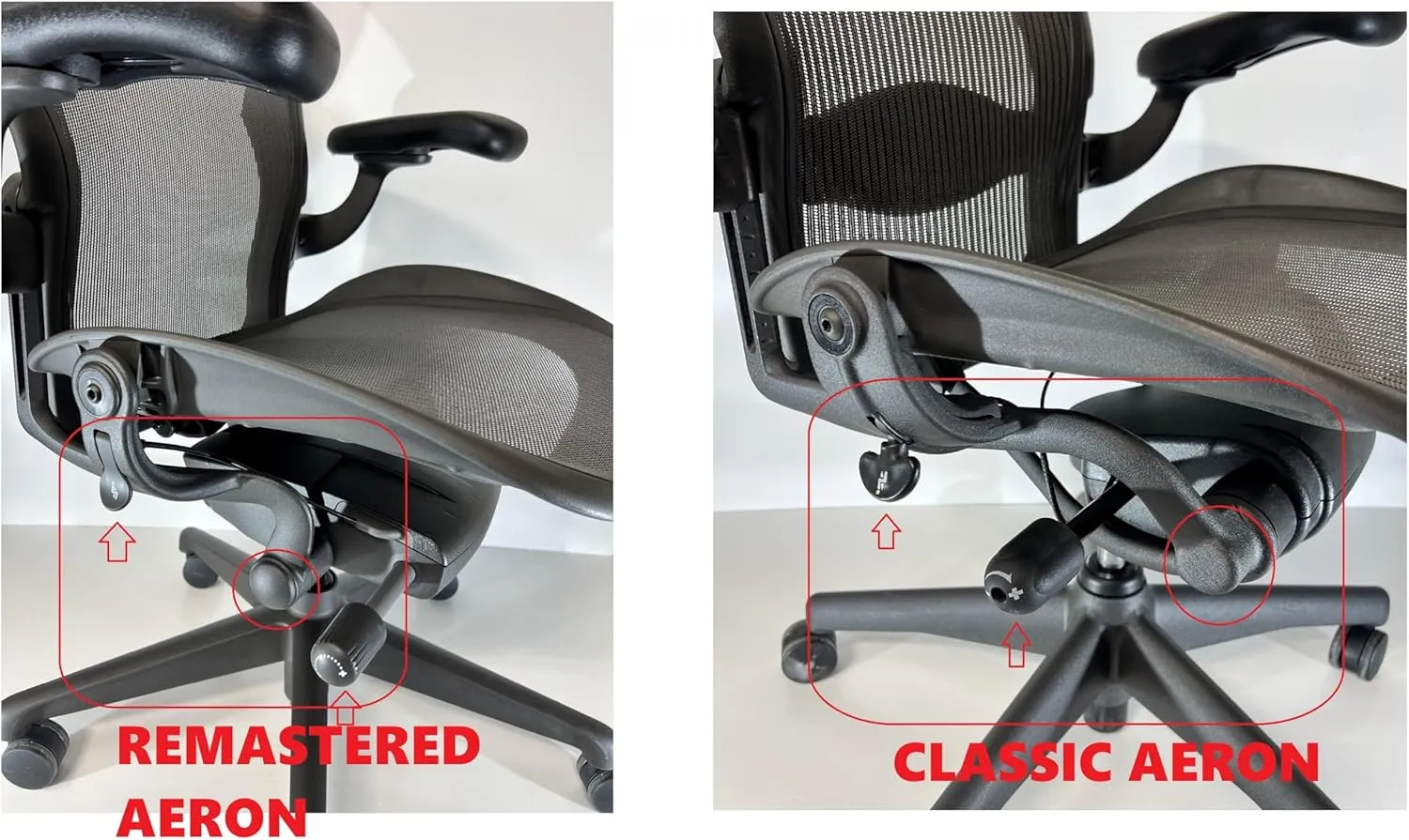 Headrest Compatible with Herman Miller Aeron Remastered Fully Adjustable Height & Tilt, Removable Coat Hanger Graphite Frame, Graphite Mesh