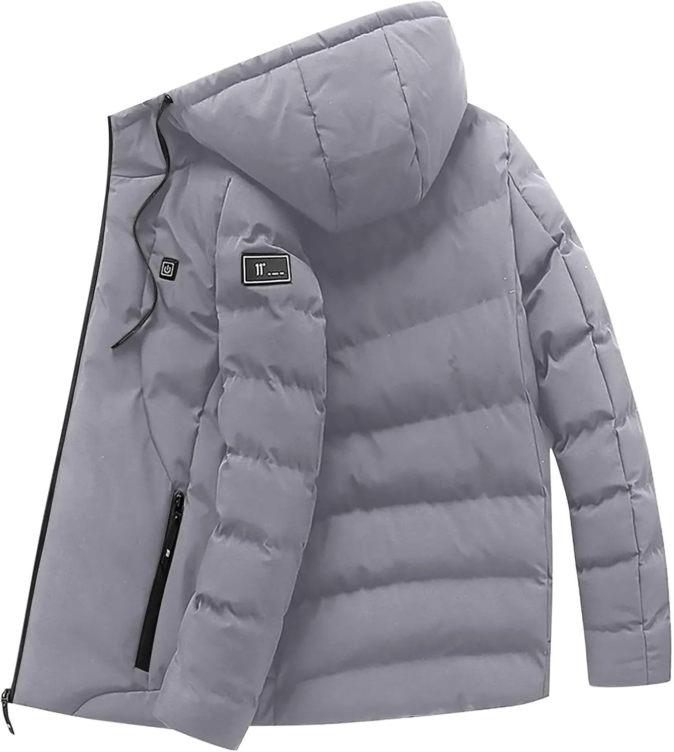 Heated Jacket for Men Women with 15 Heating Areas Heated Coat Heated Body Warmer USB Electric Heated Outerwear