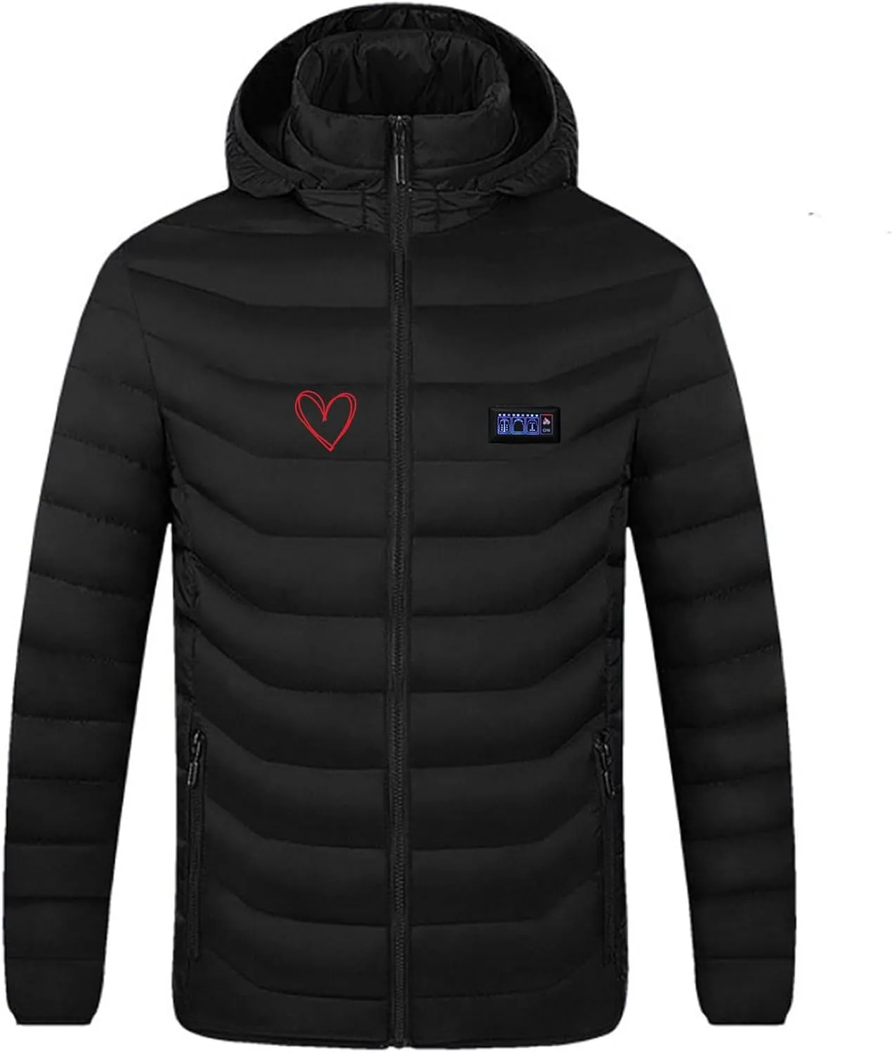 Heated Jackets for Men Women Hooded Heated Coat USB Heated Body Warmer 21 Zones Soft Shell Heated Jacket Waterproof