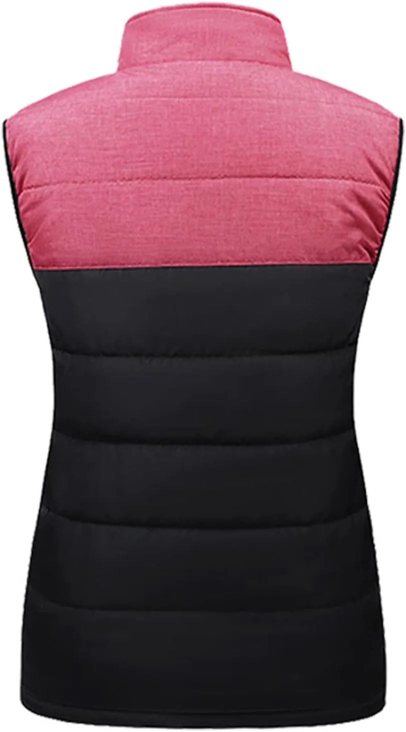 Heated Vest for Women Lightweight Warm Winter Vest Winter Warm Sleeveless Jacket for Hiking Golf Camping