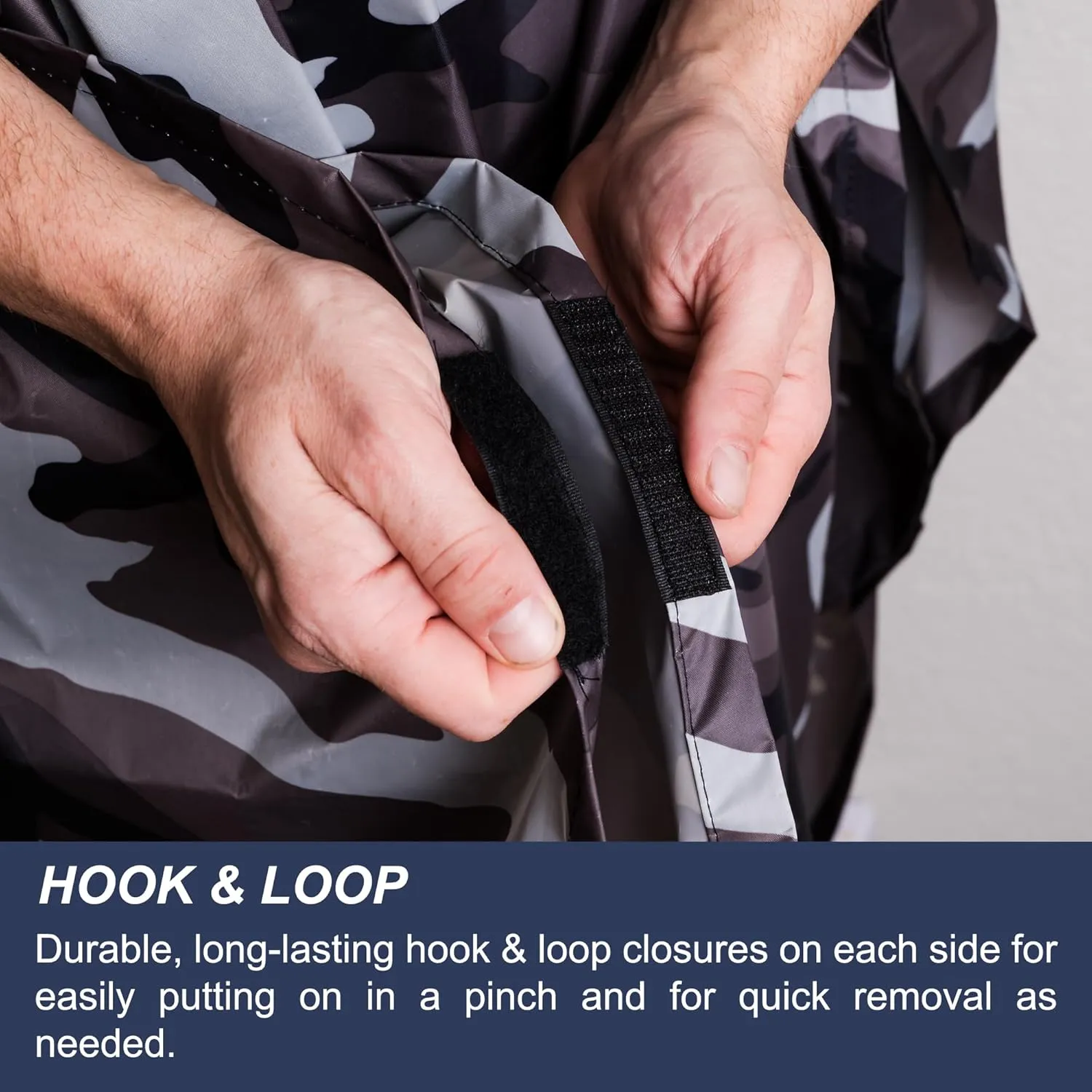 Heavy Duty Rain Poncho for Backpacking, Waterproof Lightweight for Adults, Military, Emergency, Camping, Men, Women