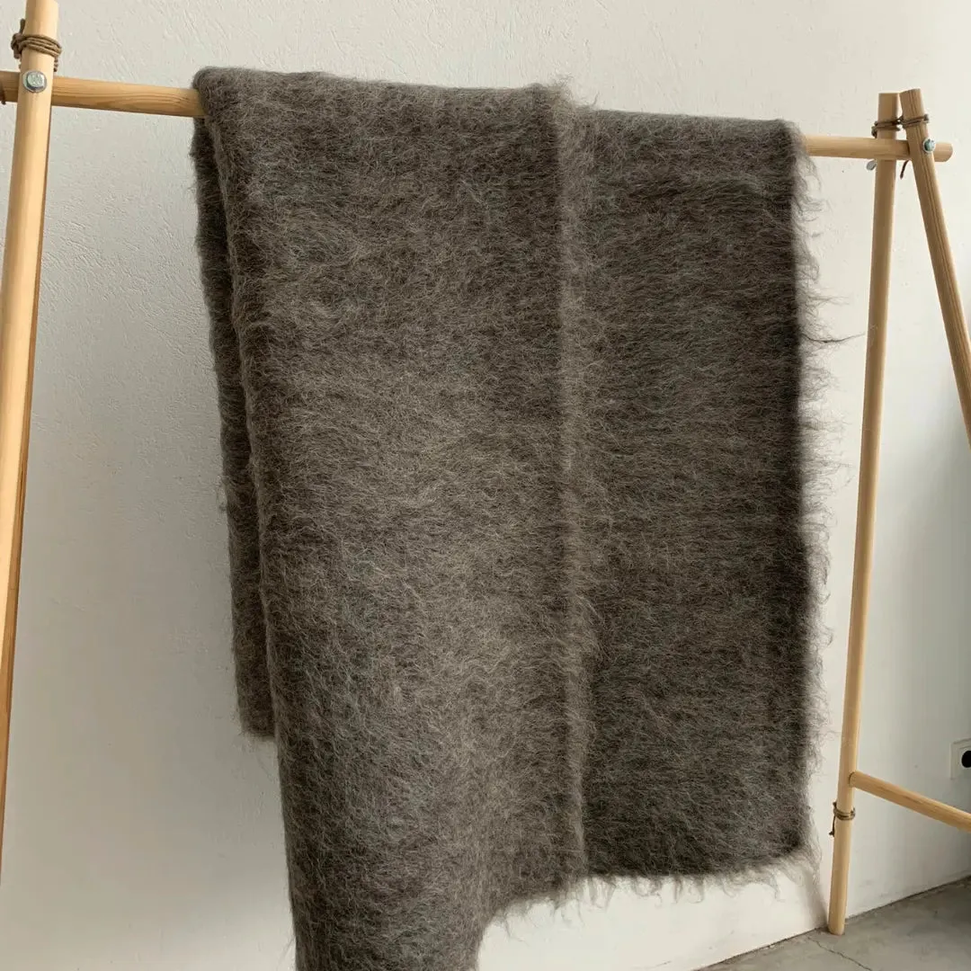 Heavy Throw Blanket Sheep Wool Organic