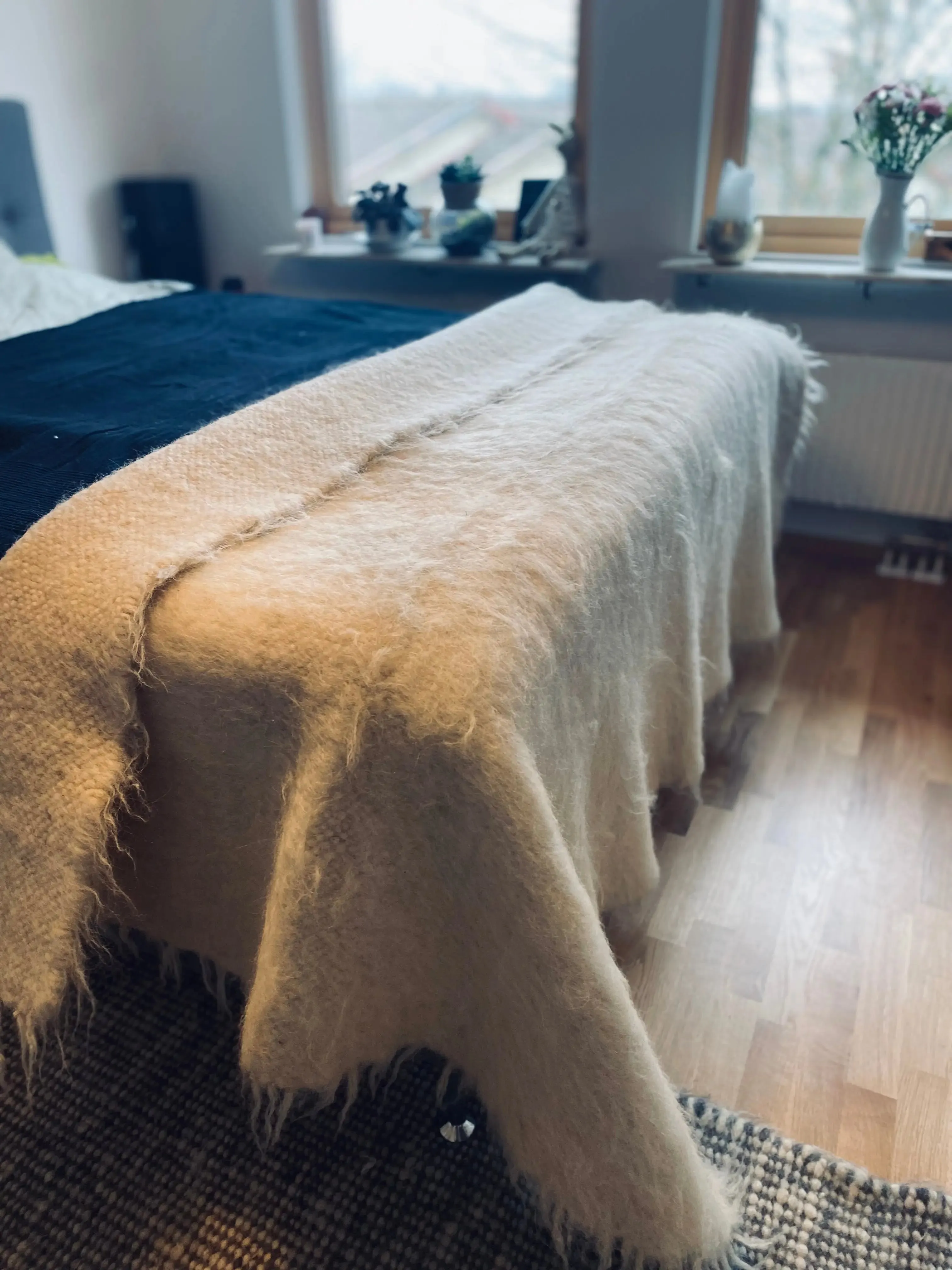 Heavy Throw Blanket Wool Organic