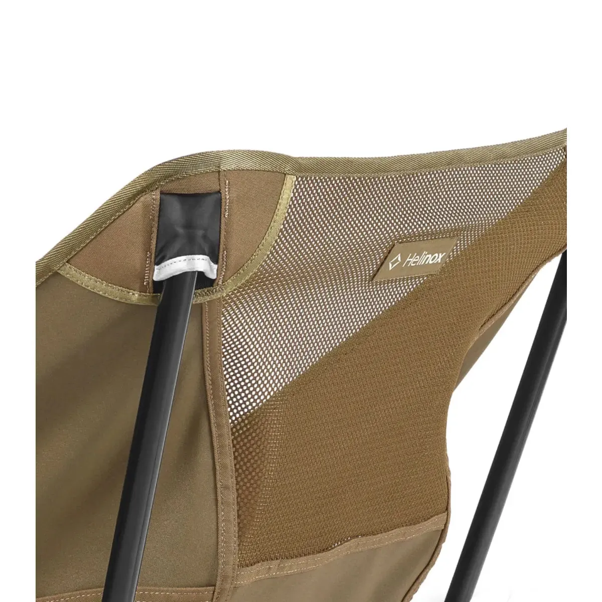 Helinox Cafe Chair - Light and Compact Camping Chair - Coyote Tan / Black