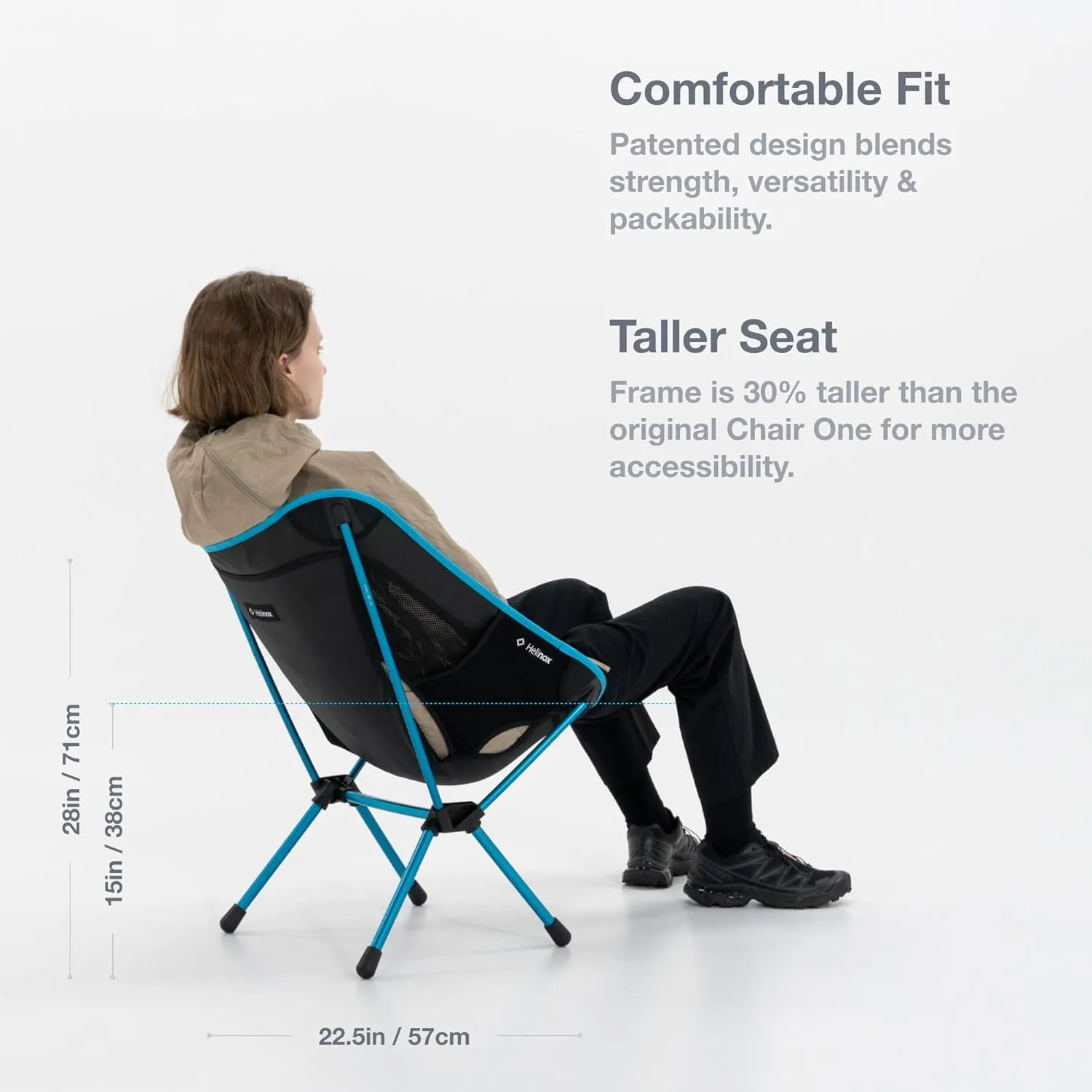 Helinox Chair One (re) High-Performance Camping Chair, Coyote Tan