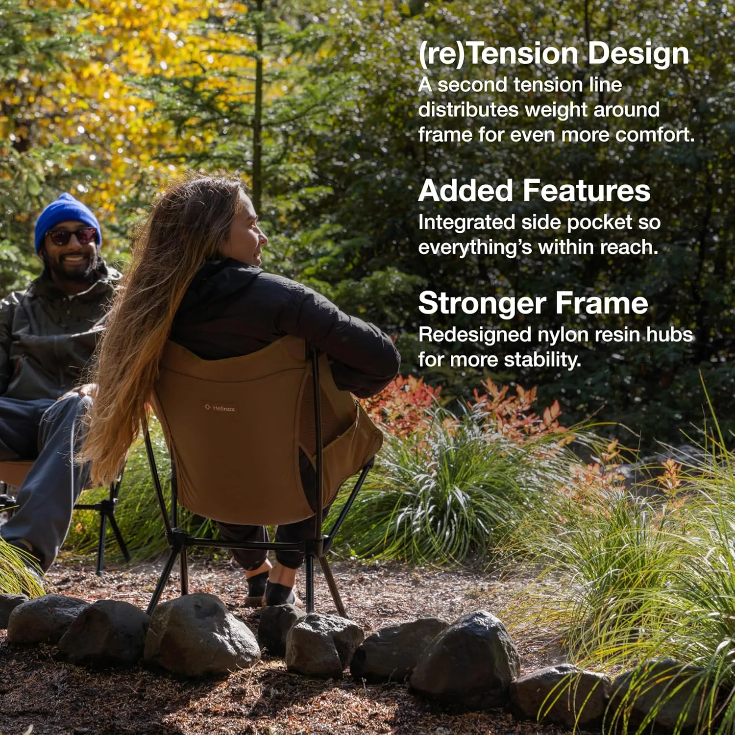 Helinox Chair One (re) High-Performance Camping Chair, Coyote Tan