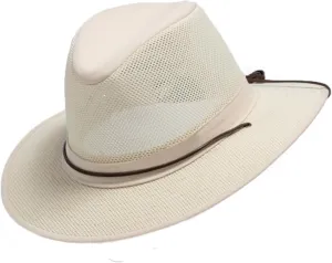 Henschel Aussie Mesh Breezer Hat - Packable Sun Protection for Outdoor Activities. Ideal for Hiking, Fishing & Camping.