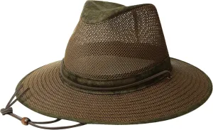Henschel Aussie Mesh Breezer Hat - Packable Sun Protection for Outdoor Activities. Ideal for Hiking, Fishing & Camping.