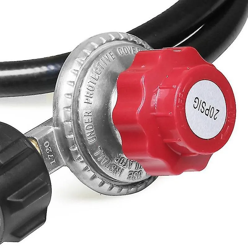 High Pressure Propane 0-20 Psi Adjustable Regulator With 4ft Qcc1/type1