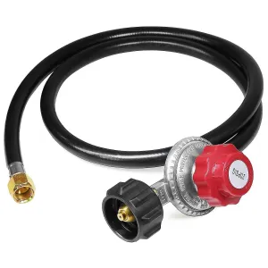High Pressure Propane 0-20 Psi Adjustable Regulator With 4ft Qcc1/type1