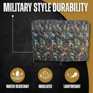 HighSpeedDaddy: Small Woobie Military Blanket & Poncho Liner for Camping & All Weather Use - Water Resistant   Ripstop - Lightweight, Thermal, Insulated - Tactical, Emergency, Outdoor - 36x30