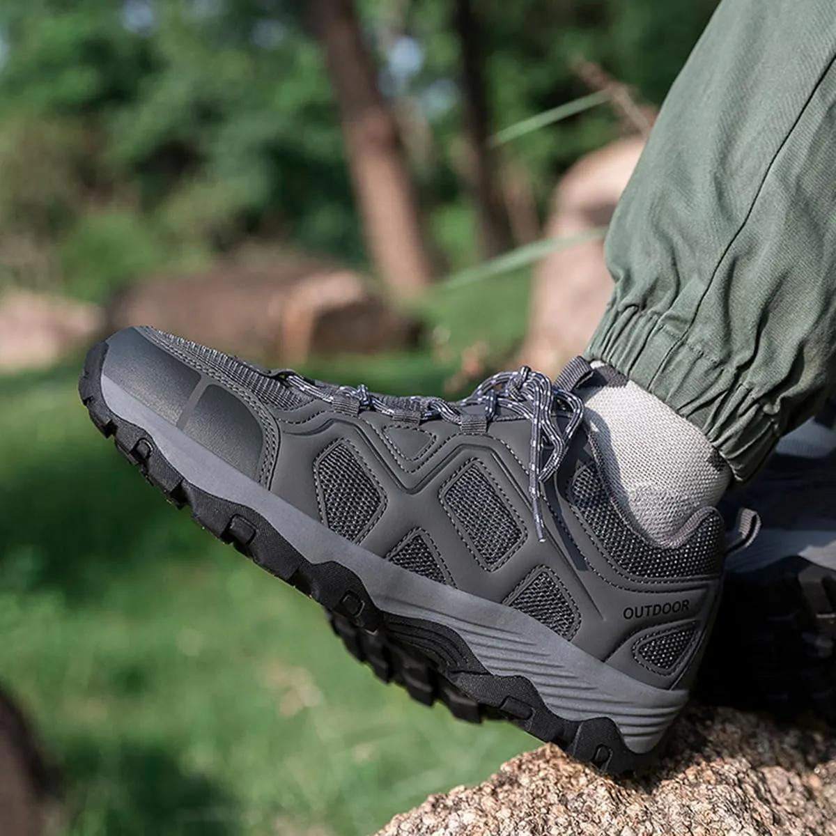 Hiking Shoes Mens Waterproof Mountain Trekking Shoes Women Breathable Walking Shoes Outdoor Sports Winter Boots