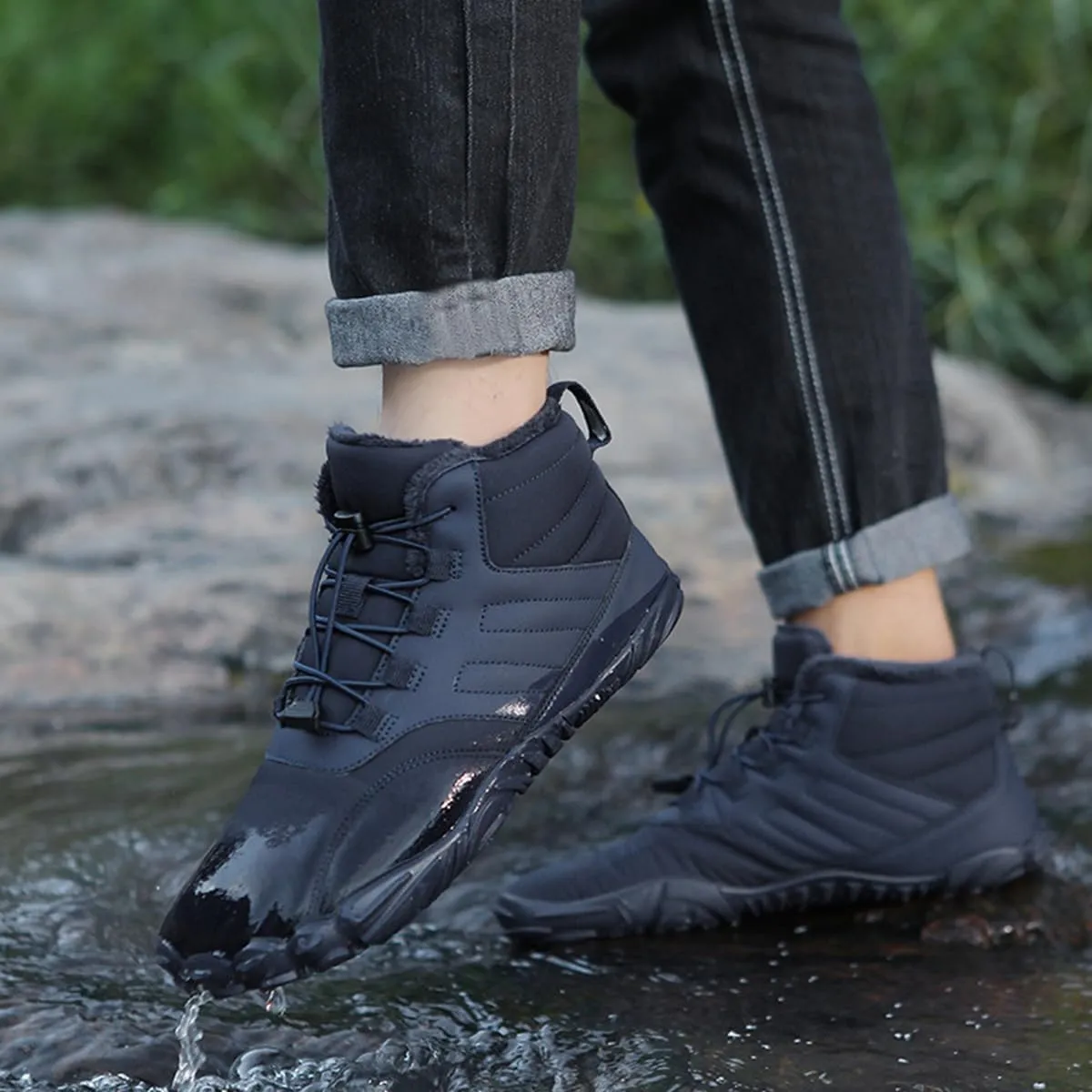 Hiking Shoes Mens Waterproof Mountain Trekking Shoes Women Walking Shoes Outdoor Winter Boots Snow Boots